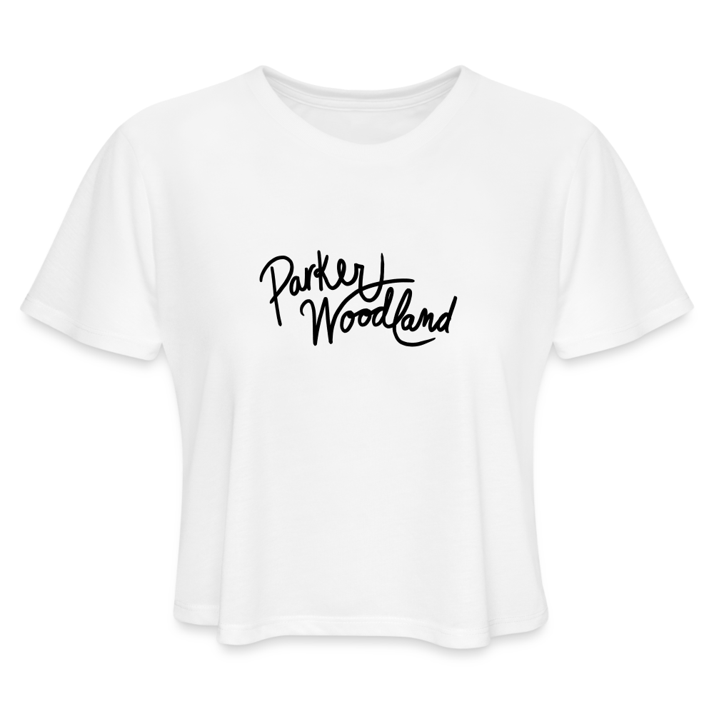 Women's Cropped T-Shirt - white