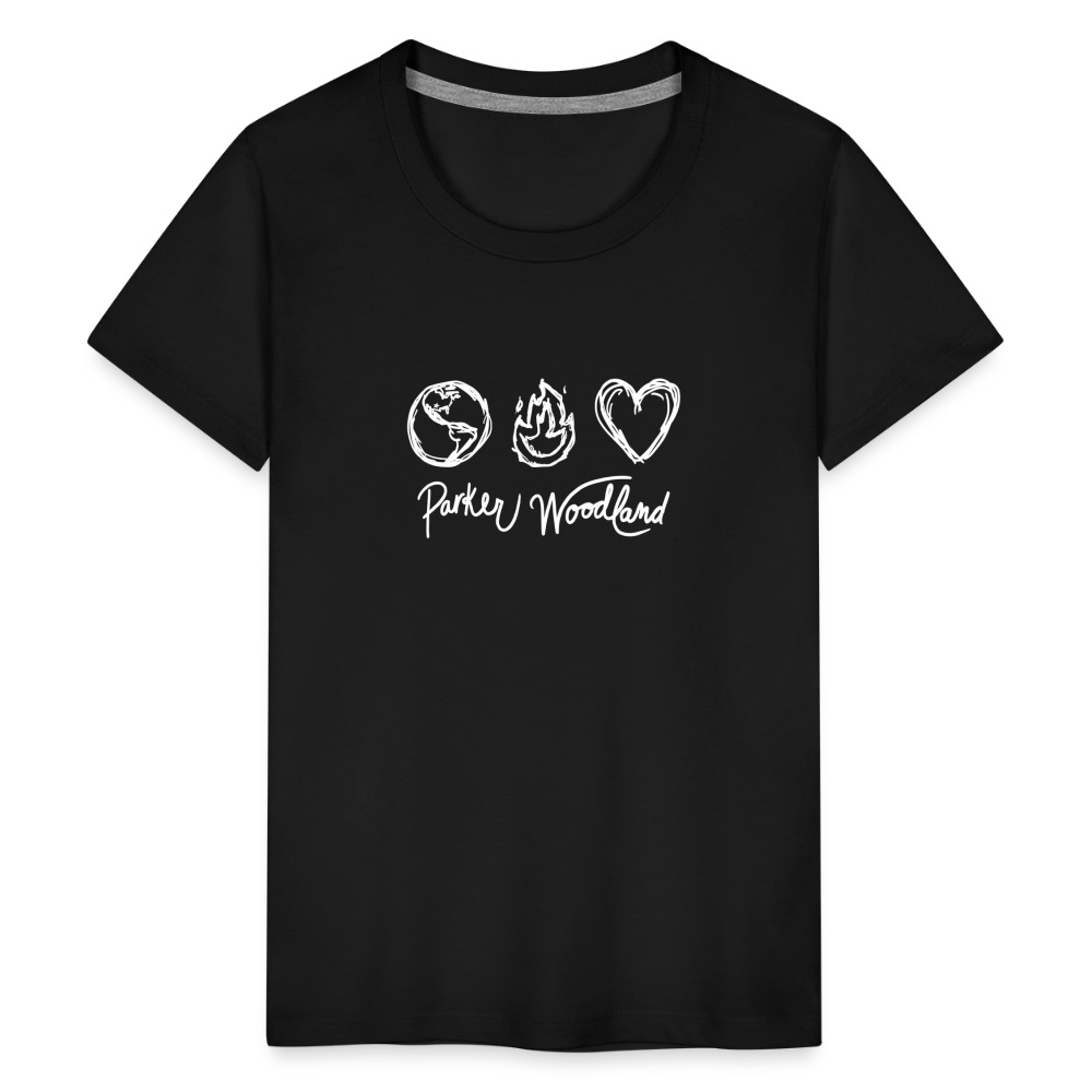 Kids' Parker Woodland T-Shirt - black