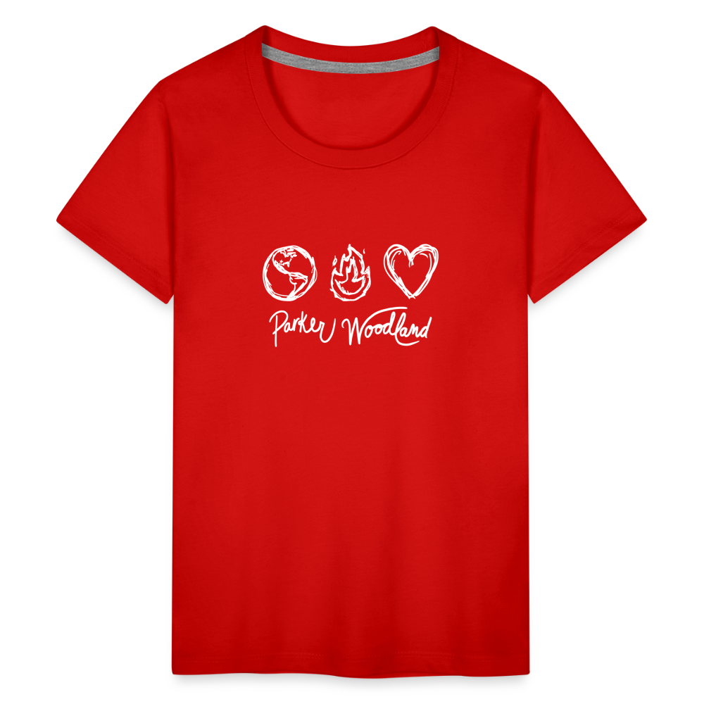 Kids' Parker Woodland T-Shirt - red