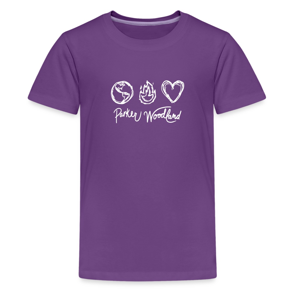 Kids' Parker Woodland T-Shirt - purple