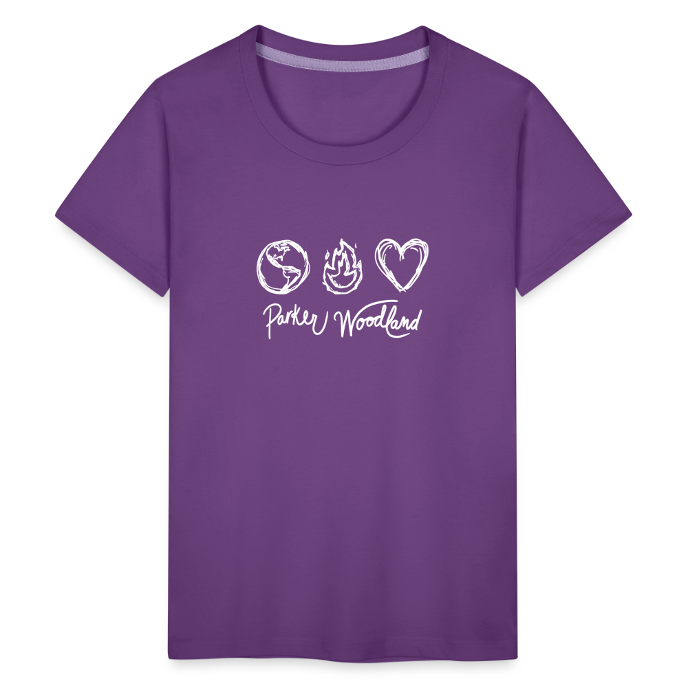 Kids' Parker Woodland T-Shirt - purple