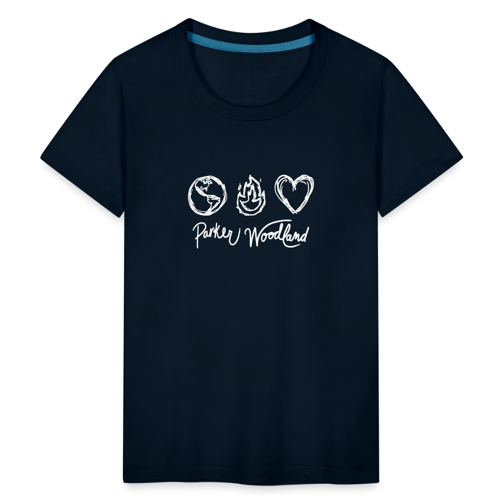 Kids' Parker Woodland T-Shirt - deep navy